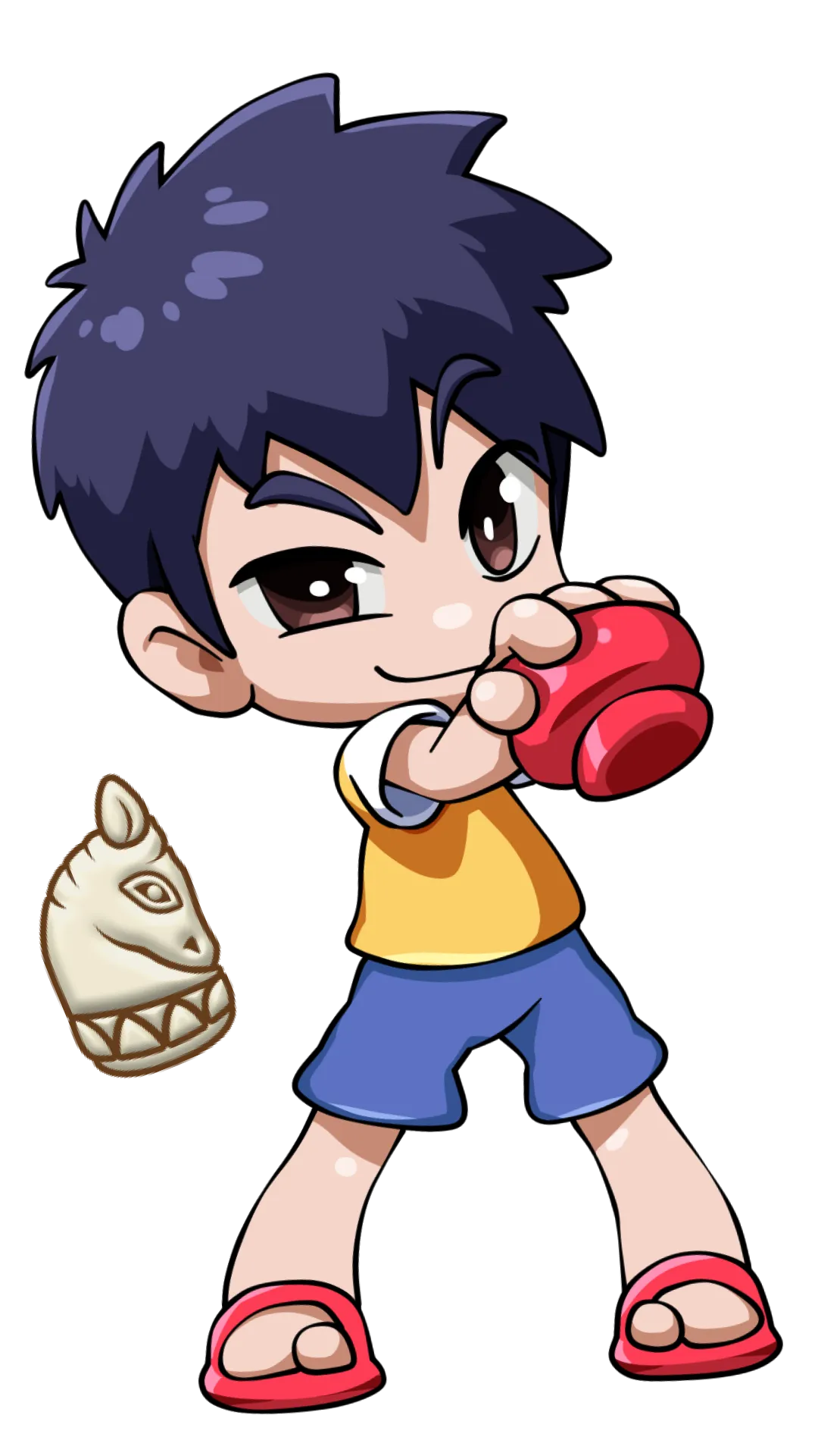 Boy with Makruk
